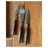 3 PIECE DANSK SERVING SET