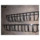 2 WALL WINDOW BOXES METAL WITH COATING