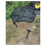 CAST IRON LOVESEAT LEG NEEDS WELDED