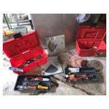 2 KETTER TOOLBOXES AND COMBO SAW BLADES