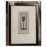 SWANSON HAND DONE 2 0F 75 GUMBALL MACHINE PICTURE