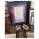 PICTURE FRAMES AND FRAMED ROSES IN OVAL VICTORIAN