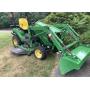 JOHN DEERE TRACTOR MODEL 1023E D120 - 70 HOURS