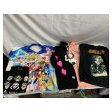 HUNTER X HUNTER HOODIE L, SAILOR MOON BUTTON UP