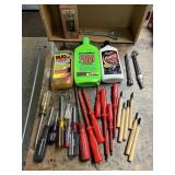 WOOD CARVING CHISELS, SCREW DRIVERS, ETC.