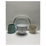 WALT DISNEY SIGNATURE SET OF 4 BOWLS, CORELLE