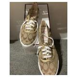 8 1/2 NEW COACH SHOES IN BOX