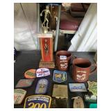 BOWLING MUGS, KEY CHAIN, PATCHES, ETC.