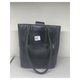 COACH BLACK LEATHER PURSE INTERIOR SNAP