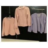 (2) MUK LUKS TOPS & BLAIR ZIP UP