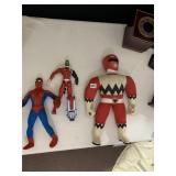 POWER RANGER AND SPIDER MAN - BANDAI FIGURE