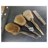 STERLING BRUSH WITH OTHER BRUSHES