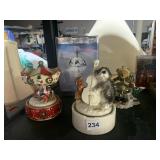 TOWEL ORNAMENT, HAND PAINTED, BEAR, ETC.