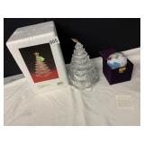 ACRYLIC CHRISTMAS TREE, GLASS BALL ORNAMENT