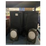 TWO CABRIDGE SMALL SPEAKER MODEL SVS -36B & TWO