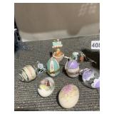 ADORABLE EGGS HAND DECORATED SOME OPEN W/ CHICKS