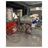 CLEAR GLASS BOWLS MUG ETC.