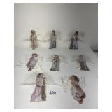 HEAVEN`S LITTLE ANGELS ORNAMENTS PORCELAIN WITH