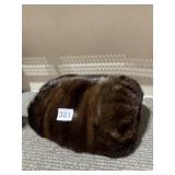 FUR MUFF W/ LINING