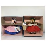 ALEXANDER DOLLS BELGIUM 562 & SWITZERLAND 594