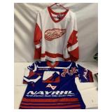 HOCKEY JERSEYS SZ. LARGE CAPITOLS WESTERN