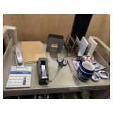 TIMERS, STAPLER, TAPE DISPENSER, CALCULATOR, ETC.