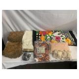 LARGE BRIGHTLY COLORED BEACH TOWEL, DECORATIVE