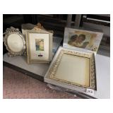 WEDGWOOD PICTURE FRAME, SEALED ANGELS STATIONERY