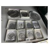 WENDELL AUGUST ORNAMENTS AND PLATE MOST W/ BOXES