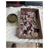 ALPERN, BARR FOR MAYOR BUTTONS, DELEGATE RIBBON