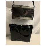 PATTON LEATHER 2 BLACK PURSES LIKE NEW BY FRANKIE
