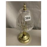 CRYSTAL 7" H LAMP ELECTRIC