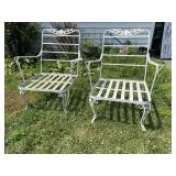 WROUGHT IRON CHAIRS