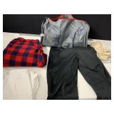 DUFFLE BAG WITH SWEATPANTS SIZE L & XL