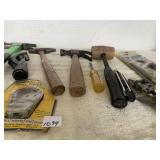 HAND TOOLS INC PIPE CUTTERS, HAMMERS, ETC.