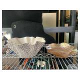 HAEGER BOWL, CARNIVAL GLASS BOWL