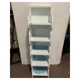 WHITE BOOKCASE 5 SHELF
