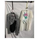 OSCAR DE LA RENTA SWIMSUIT AND COVERUP AND