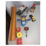 TONKA BULLDOZER, PLANE, HOT WHEELS TRACK, ETC.