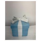 TIFFANY BLUE WHITE BOW TOP BOX