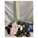 NEW EARMUFFS, GLOVES AND SCARVES SET