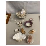 BURLED WOOD FRAMES W/ PRINTS