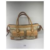 DOONEY AND BOURKE PURSE W/ SIDE POCKETS STAMPED