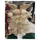 ANGEL TREE TOPPER, HOLIDAY PILLOW, SKIRT