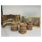 LAST SUPPER TEALIGHT HOLDERS, LAST SUPPER TRIFOLD