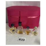 SHALIMAR MINI PERFUMES AND SMALL JEWELRY BOX