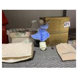 ANGEL NIGHT LIGHT, DECORATIVE BOXES, DRESSER