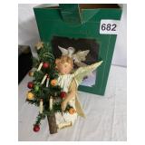 KSA HANDCRAFTED ANGEL WITH CHRISTMAS TREE