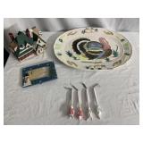 TURKEY PLATTER, PICTURE FRAME ETC.