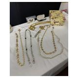 CHAIN BELTS GOLD & SILVER TONES